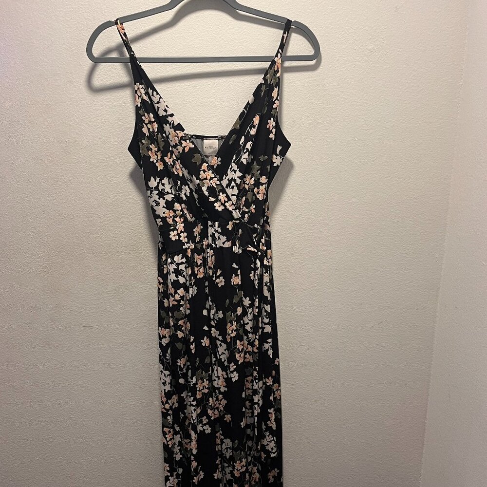 Kaileigh XL Wrap Floral Jumper Wide Leg Romantic Boho Cottagecore Wedding